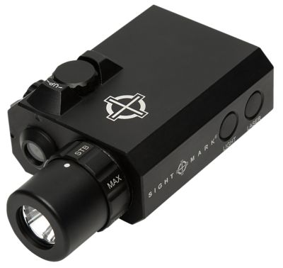 Sightmark LoPro Mini 300-Lumen LED Flashlight and Green Laser Sight Combo, Matte Black