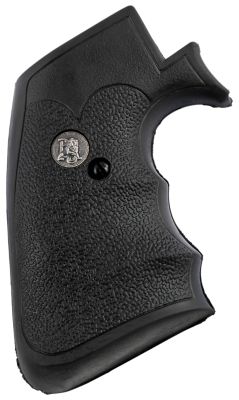 Pachmayr Decelerator Grip for Ruger Super Blackhawk, Checkered, Black, Rubber with Finger Grooves