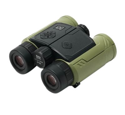Rix Optics 8x 32mm MK-R3000 Compact Binoculars with Rangefinder, Black/Green