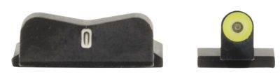 XS Sights DXT2 Big Dot Night Sights for S&W Optics Ready, Black, Green Yellow Outline Front, Green White Outline Bar Rear