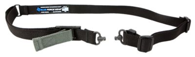 Blue Force Gear Vickers 221 Cordura 1 or 2-Point AR Platform Rifle Sling with Rapid Emergency Detachment, Black