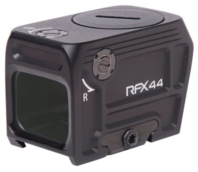 Viridian RFX44 Sight, Black Anodized, 1x, 21x, 16.5mm, 5 MOA, Green Dot, ACRO/Picatinny High Mount