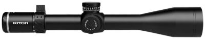 Riton Optics 5-25x 56mm 5 Conquer Rifle Scope, 34mm Tube, Illuminated MOR Reticle, Black