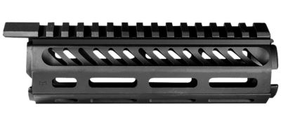 Mission First Tactical Tekko Rail System for AR-15 Carbine, 7 in., M-LOK, Black Hardcoat Anodized, Aluminum