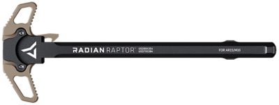 Radian Weapons Raptor Ambi Charging Handle for AR-15/M16, Black/Brown, Aluminum