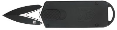 CobraTec Knives 1.94 in. ASP OTF Dagger, Plain D2 Steel Blade, Aluminum Handle