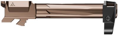 Radian Weapons 9mm Luger Ramjet & Afterburner Barrel for Glock 43X, Bronze, Stainless Steel