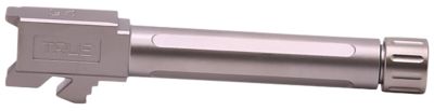 True Precision Inc 9mm Luger Glock Barrel for Glock 19 Gen1-5, 4.50 in., 1/2 in. x 28 Thread, Satin, Stainless Steel