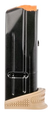 FN 10 Round 9mm Luger Magazine for FN 509 Compact, Extended Floorplate, Black/Flat Dark Earth, Steel