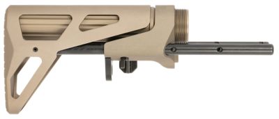Maxim CQB Gen 7 Stock for Mil-Spec AR-15, Standard Buffer & Tube, 4 Adj. Positions, Arid Dark Earth, Anodized Aluminum