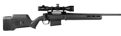 Magpul Hunter American Stock for Ruger American, Fixed with Aluminum Bedding & Adjustable Comb, SA, Black, Synthetic
