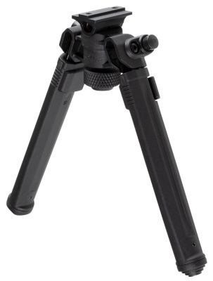 Magpul 6.8 to 10.3 in. Aluminum Bipod, Black