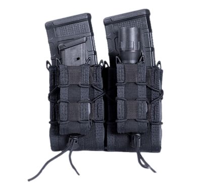 High Speed Gear Taco Double Decker Pouch, MOLLE Mount, Black, Nylon