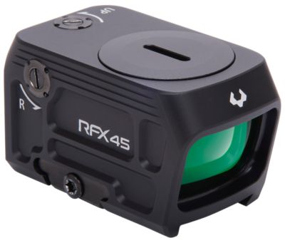 Viridian RFX45 Sight, Black Anodized, 1x, 24mm x 15.5mm, 5 MOA, Green Dot, ACRO/Docter