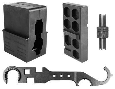 AIM Sports Armorer's Kit for AR-15/M4/M16, Black Anodized, Metal Handle