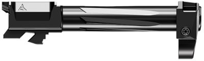 Radian Weapons 9mm Luger Ramjet & Afterburner Barrel for Glock 19 Gen4, Fluted, Black, Stainless Steel