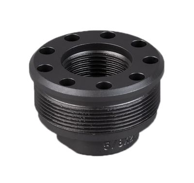 SilencerCo Alpha Direct Thread Mount, M13x0.75 Thread, Matte Black