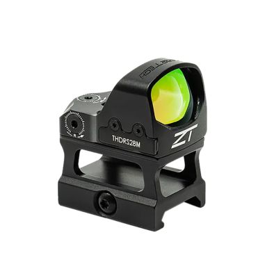 Zero Tech Optics Thrive HD High-Mount Multi-Reticle Red Dot Reflex Sight, 1x 28mmx20mm, Black