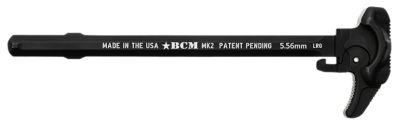 Bravo Asymmetric MK2 Charging Handle for Mil-Spec AR-15, 223 Rem/5.56 NATO, Black, 7075 T-6 Aluminum, Large