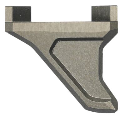 Q LLC Deluxe Q-Sert Barricade Stop, Small, Silver Anodized, Aluminum