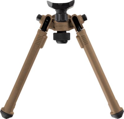 Magpul 6.8 to 10.3 in. Bipod with Rubber Feet and Sling Stud Attachment, Flat Dark Earth