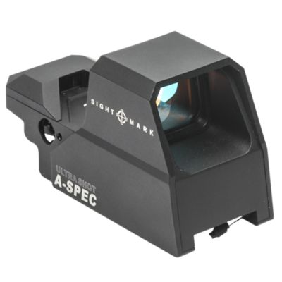 Sightmark Ultra Shot A-Spec Red Dot Open Reflex Sight, 1x 33mmx24mm, 3 MOA Dot/5 MOA Dot/50 MOA Circle, Matte Black