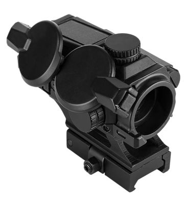 NCStar SPD Solar Combat Red Dot Reflex Optic, 1x 24.5mm, 4 MOA Dot, Black