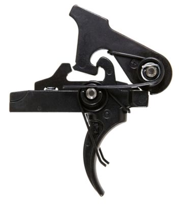 Geissele Automatics G2S Two-Stage Curved Trigger for AR-15/AR-10, 4.25-4.75 lb. Draw, Black Oxide, Steel