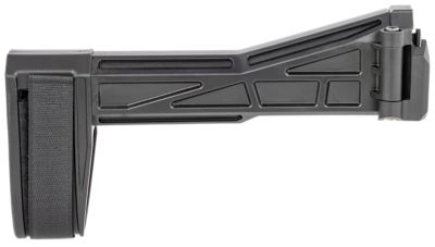 SB Tactical SBTEVO-G2 Side Folding Brace for CZ Scorpion (Tube Not Included), 9.50 in. OAL, Black Synthetic