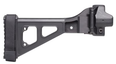 SB Tactical SBT5 HK Brace for HK MP5/MP5K, 10.2 in. L x 1.25 in. W, Black, Elasto-Polymer
