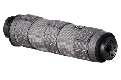 SilencerCo High Temp Suppressor Cover, 7.50 in., Gray, Nylon