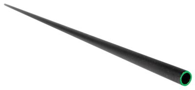 Huxwrx Alignment Rod for .338 Cal (8.6mm) Bore, 18 in. L, Carbon Fiber with Bright Green Tip