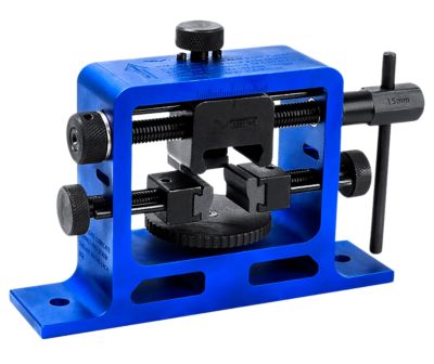 NCStar Universal Pistol Rear Sight Tool for Pistols, Black/Blue, Steel/Aluminum, Steel Handle