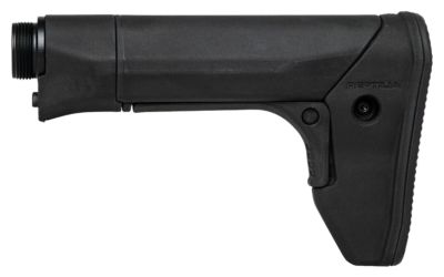 Reptilia RECC E Carbine Stock for SR-15/M4/AR-15, Black, Glass-Filled Nylon Polymer