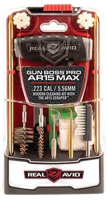 Real Avid/Revo Gun Boss Pro AR-15 Max Cleaning Kit for .223 Cal/5.56mm, Multi-Color