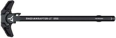 Radian Weapons Raptor LT Charging Handle for AR-10/SR-25 Platform, Lightweight, Ambidextrous, Black, Anodized, Aluminum