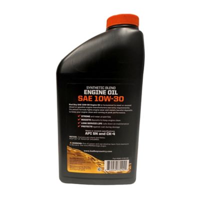 Image showing  1 qt. 10W30 Synthetic Blend Engine Oil