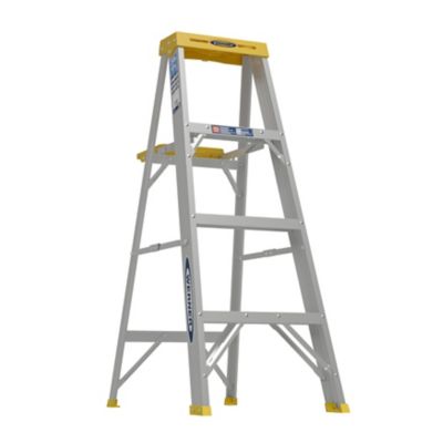 Werner 4 ft. Aluminum Step Ladder, 250 lb. Capacity Type I