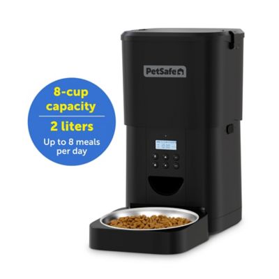 Image showing  FlexFeed Automatic Pet Feeder, Black