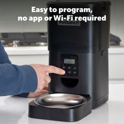 Image showing  FlexFeed Automatic Pet Feeder, Black