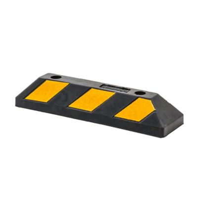 Guardian Industrial Products Guardian 2 ft. Rubber Parking Curb with Mounting Holes Hi-Vis Yellow UV-Resistant for Parking Lots