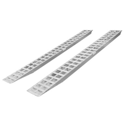 Heavy Duty Ramps 12 ft. Heavy Duty Hook-End 5,000 lb Truck Trailer Loading Ramps