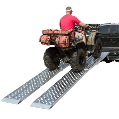 Black Widow 9 ft. Big Boy EZ Rizer ATV Loading Ramps for Pickup Truck, 3,000 lb Cap
