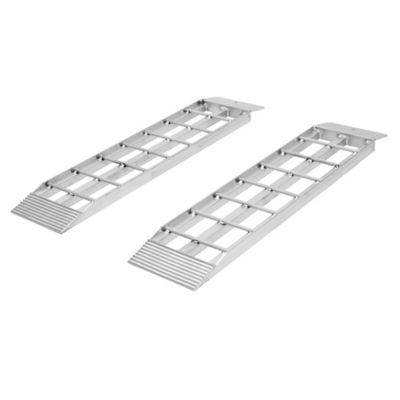 Guardian Industrial Products Guardian Dual Runner Shed Ramps 3' L with Aluminum Serrated Rungs, 1,500 lb. Capacity