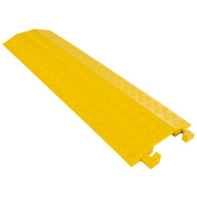 Guardian Industrial Products Drop Over Cable Ramp Protector, 1-Channel, for Wire Cords, 2,000 lb per Axle, Guardian