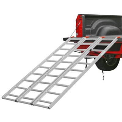 Black Widow 6 ft. 8 in. L Aluminum Folding ATV UTV Ramp - 1,250 Maximum Weight Capacity
