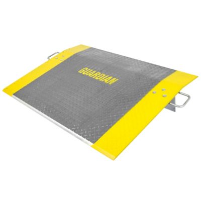 Guardian Industrial Products Dock Plate, 36 x 48in., Aluminum, 5,300 lb., Pallet Jacks, Hand Carts, Material Handling, Guardian