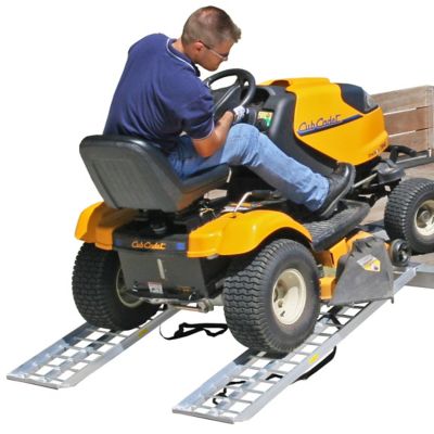 Black Widow 5 ft. Aluminum Dual Runner Straight ATV UTV Trailer Ramps for Loading 2,000 lb. Weight Capacity