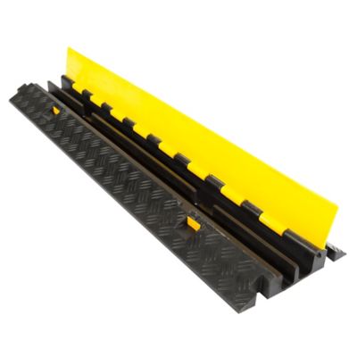 Guardian Industrial Products 2-Channel Cable Protector Drop-Over Modular Straight Section