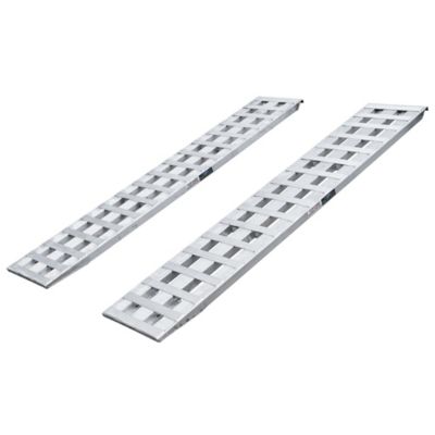 Heavy Duty Ramps 96 in. Aluminum Low-Profile Auto Trailer Ramps